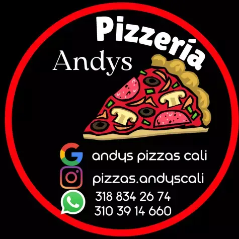 Logotipo de Pizzeria y Heladeria Andy´s