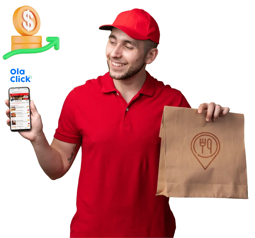 entregador de sistema de delivery para restaurantes