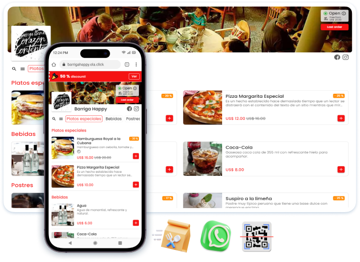 olaclick menu digital