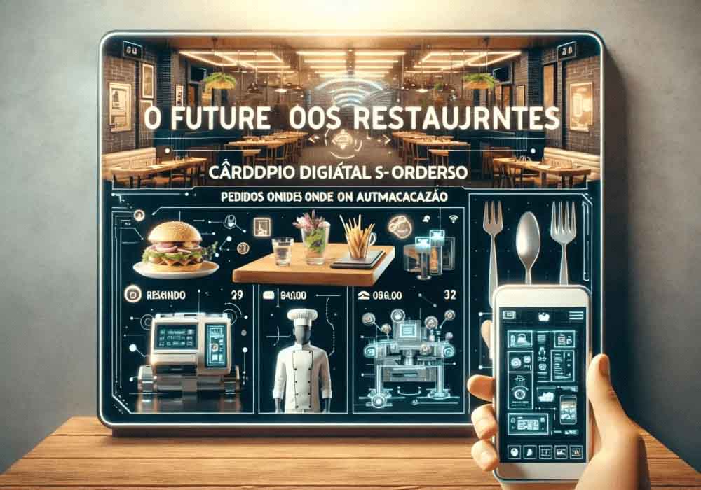 O Futuro dos Restaurantes- Cárdapio Digital, Pedidos Online e Automação_