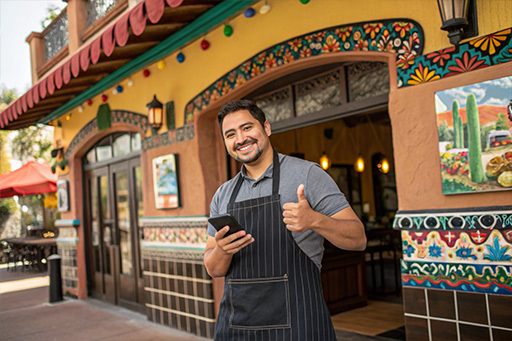 cardápio web mexicano