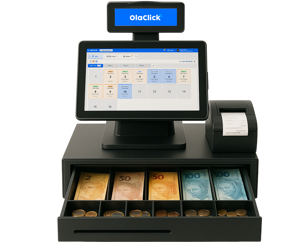 Frente de Caixa para Restaurantes