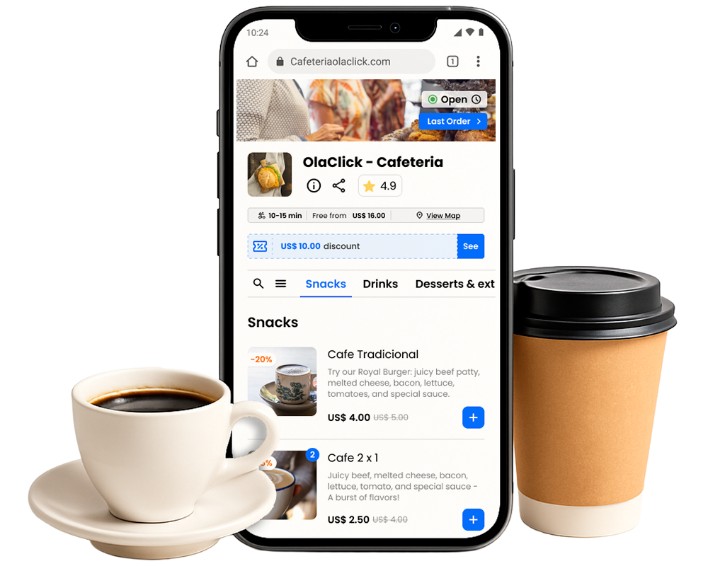 Sistema para cafeterías