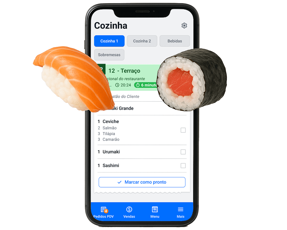 Sistema para tipos sushi