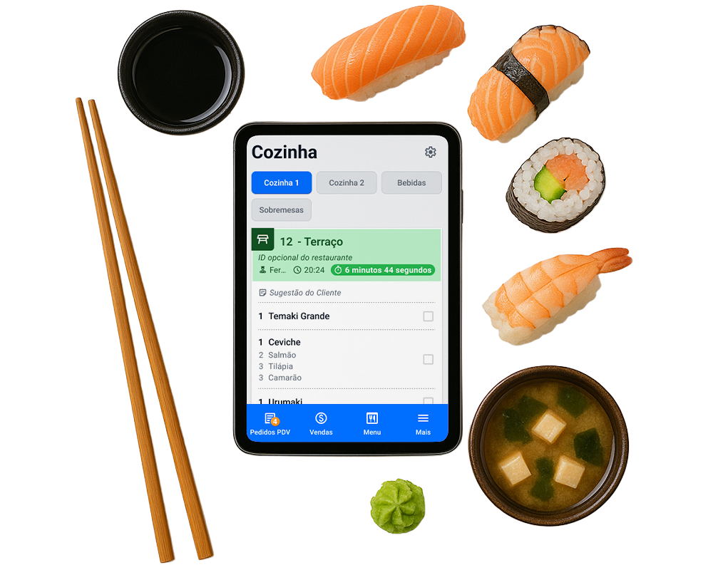 sistema para restaurantes japoneses