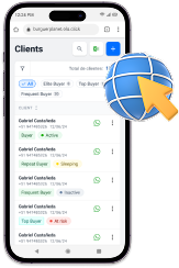 atenda clientes com dominio proprio
