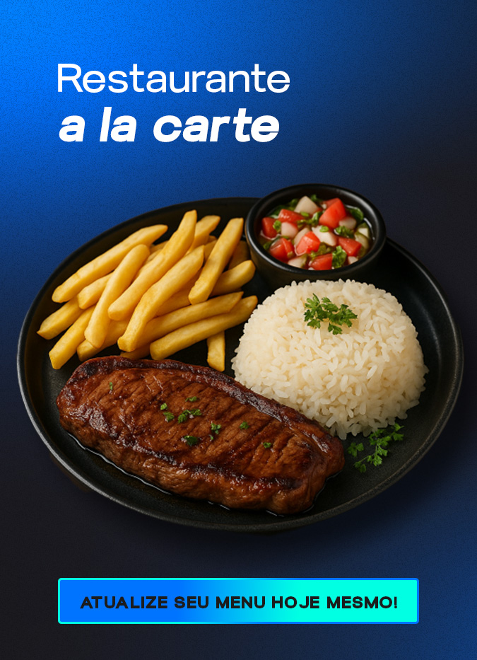 foto de prato de restaurante a la carte com arroz, carne, batata frita e vinagrete