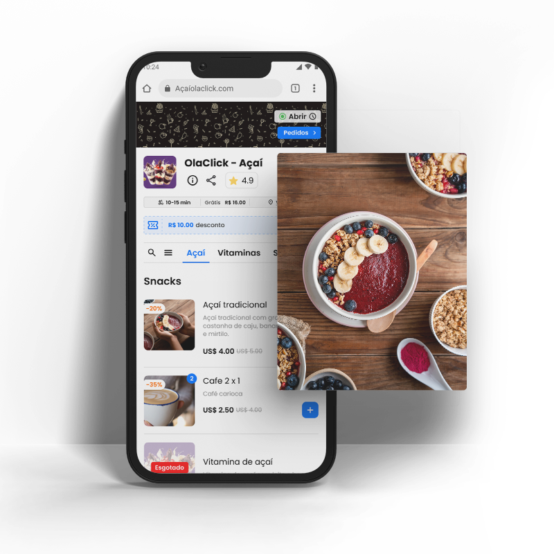 sistema para Açaiteria