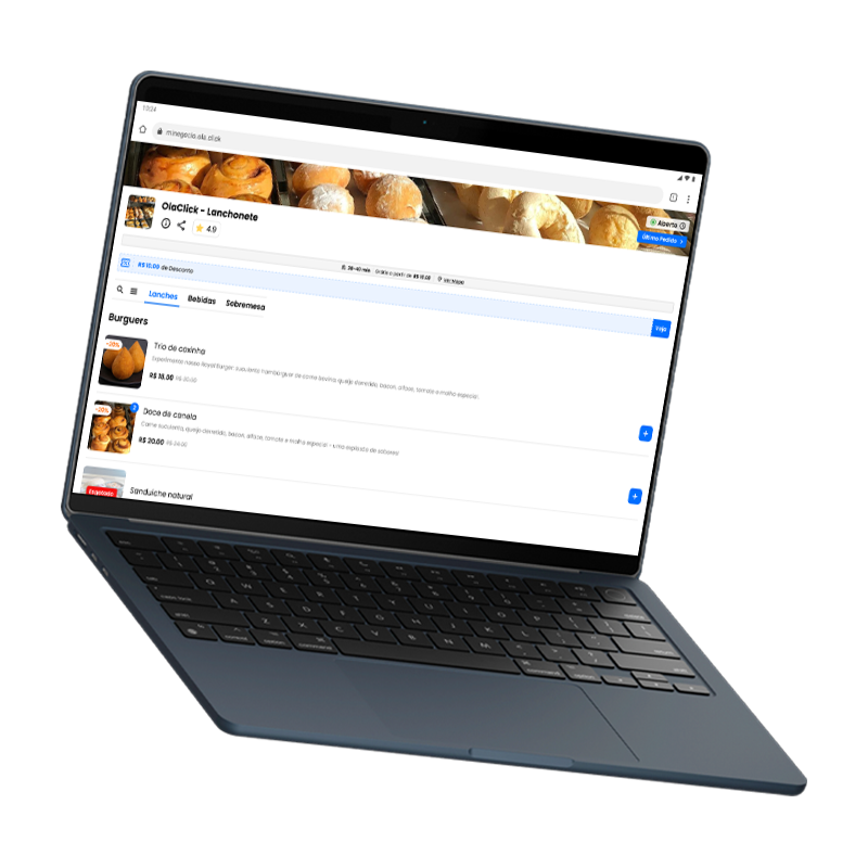 sistema para lanches