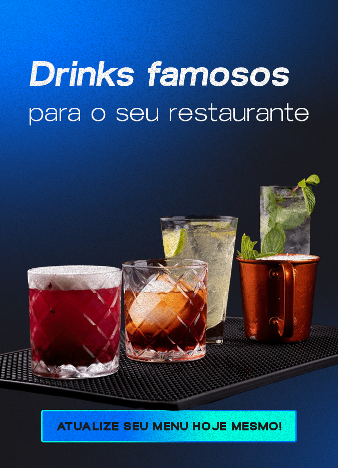 foto cardápio de bebidas web para restaurante
