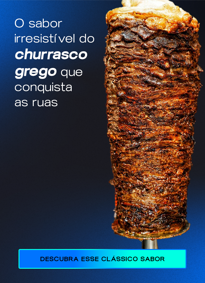 foto de churrasco grego no espeto
