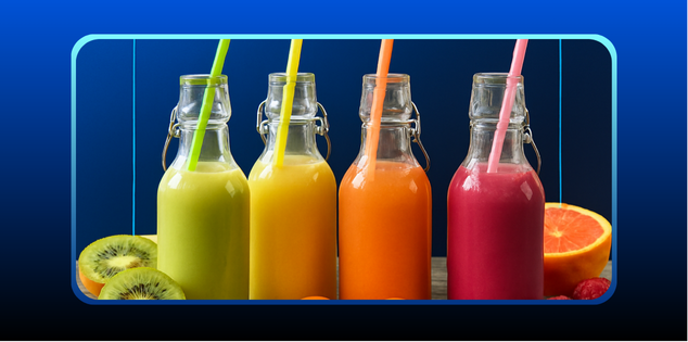 foto de bebidas de um cardapio web de bebidas