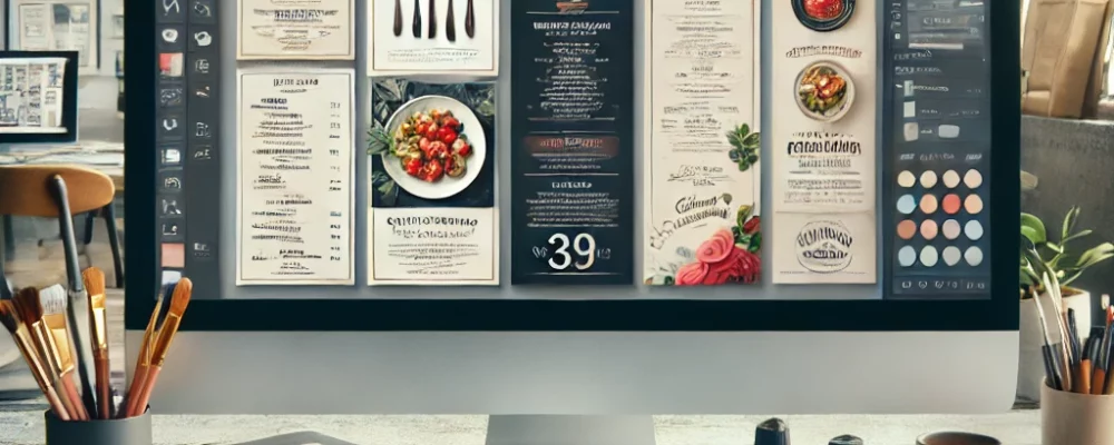 plantillas de menú para editar gratis