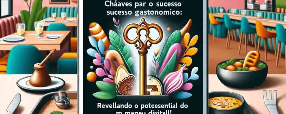 Chaves para o sucesso gastronômico- revelando o potencial do menu digital!_