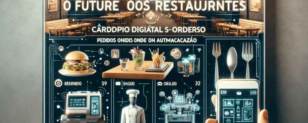 O Futuro dos Restaurantes- Cárdapio Digital, Pedidos Online e Automação_