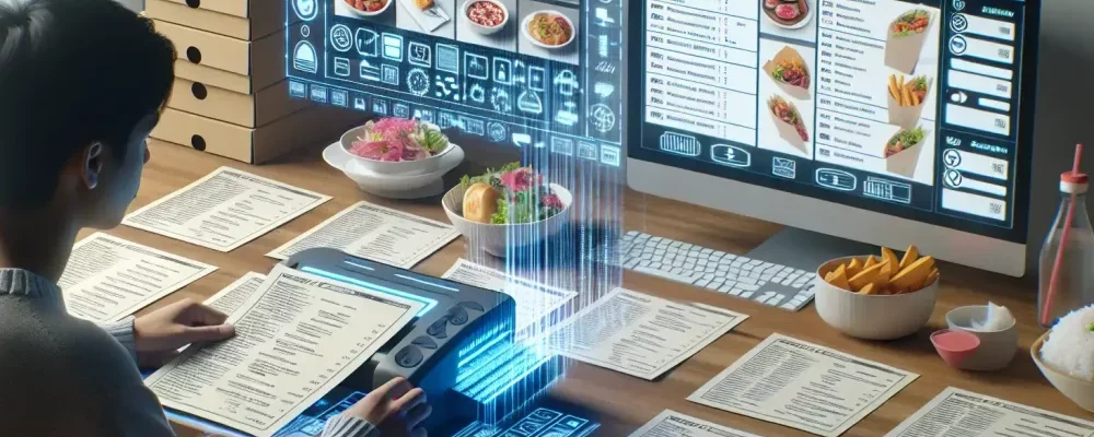 Tecnologia à mesa- navegando pelo futuro gastronômico com a digitalização de cardápios