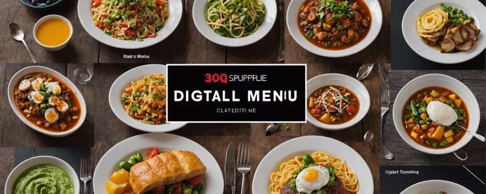 menu digital
